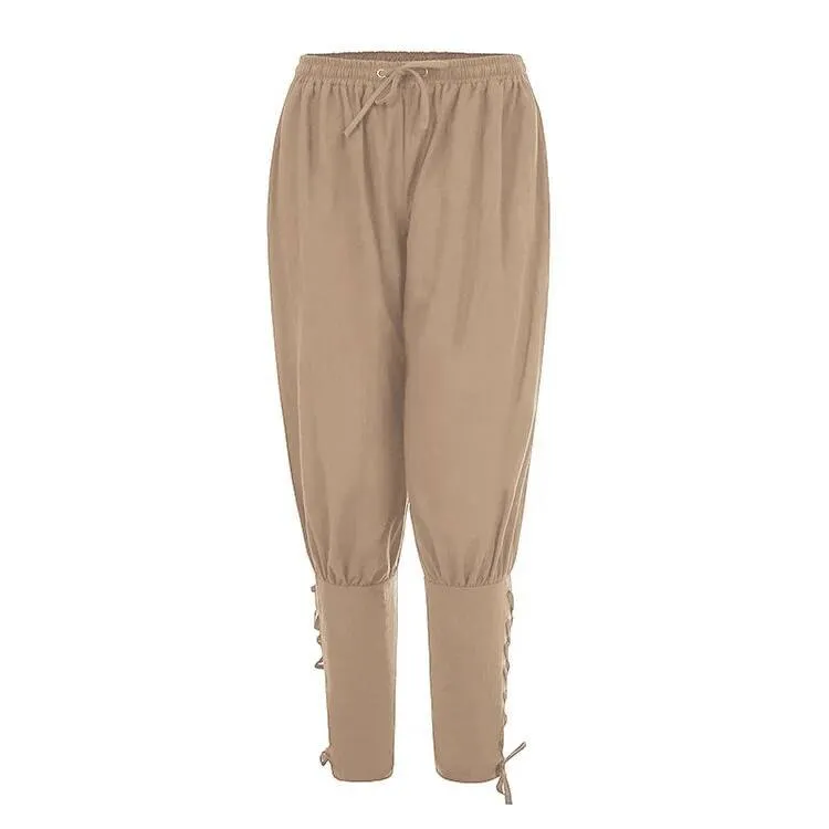 Pantalon viking homme bouffant à chevilles lacées : photo 9